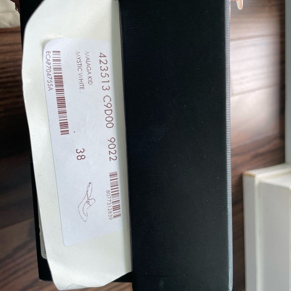 Gucci white leather Mule size 38 us 8 - Picture 8 of 9